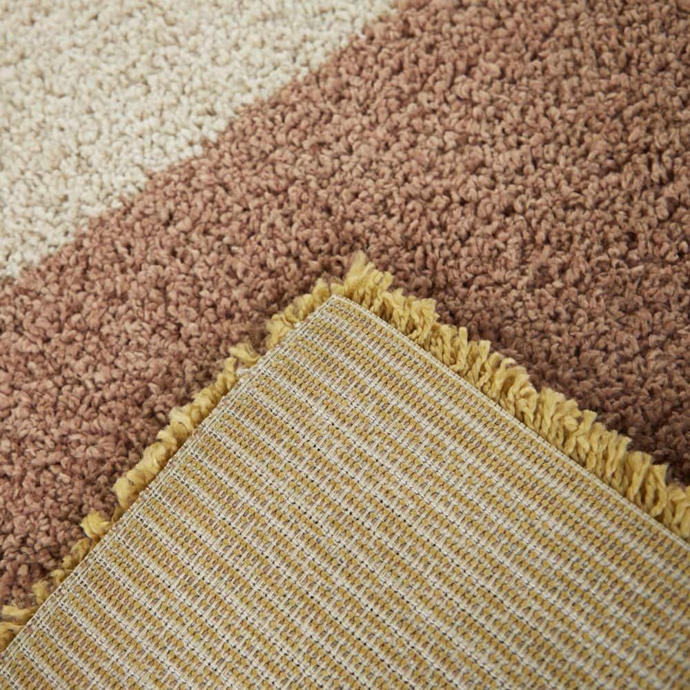 5'3"x7' Merril Mid-Century Modern Geometric Rug Pink - Balta Rugs: Indoor Shag, Fade & Stain-Resistant, OEKO-TEX Certified
