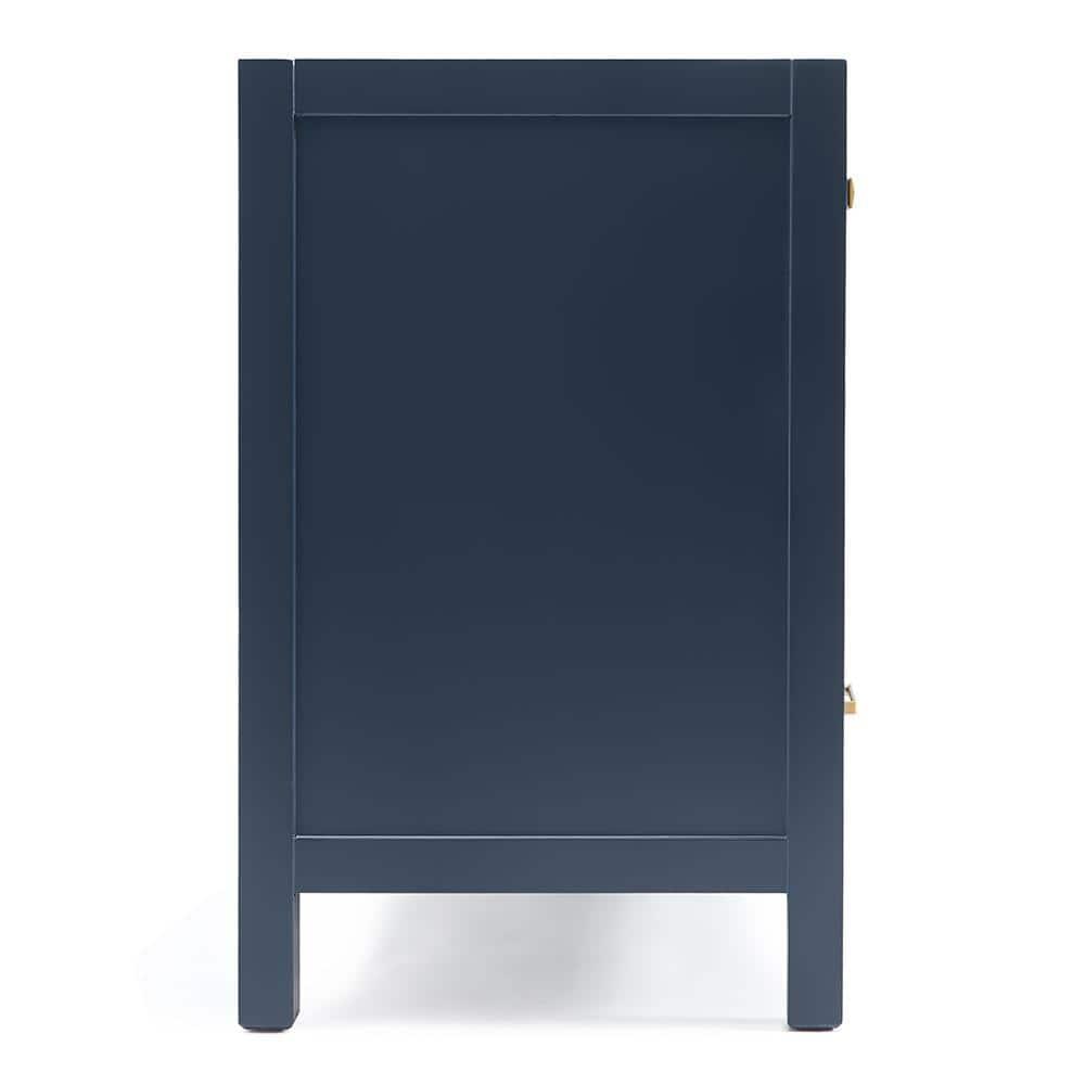 Ariel A061d-Bc Cambridge 60" Double Free Standing Vanity Cabinet Only - Blue