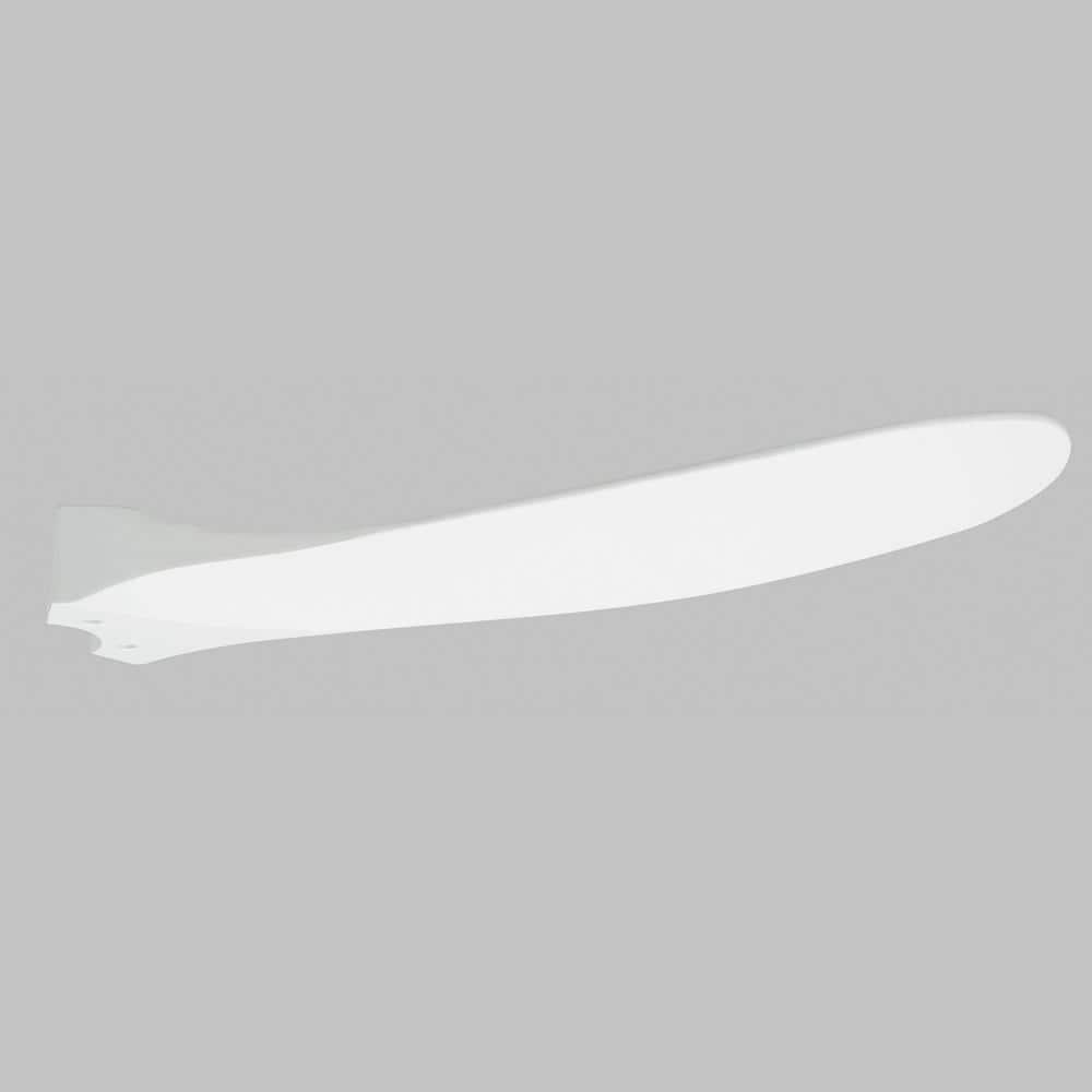 Monte Carlo 3MAVR60RZWBBS 60" Maverick - Matte White With Burnished Brass