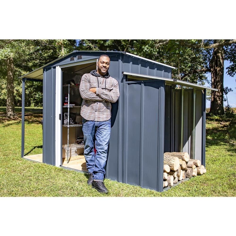 Arrow 3-In-1 Steel Utility Shed