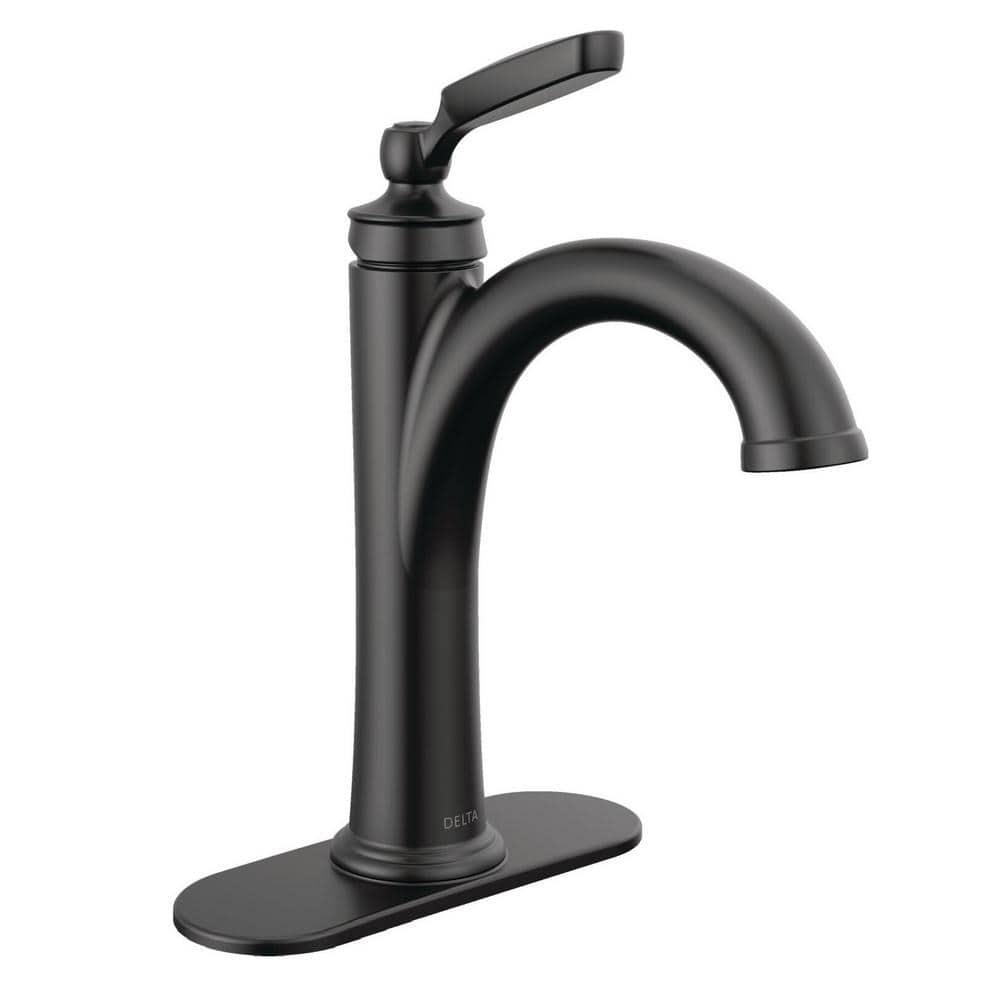 Woodhurst Single Hole Bathroom Faucet with Drain Assembly
