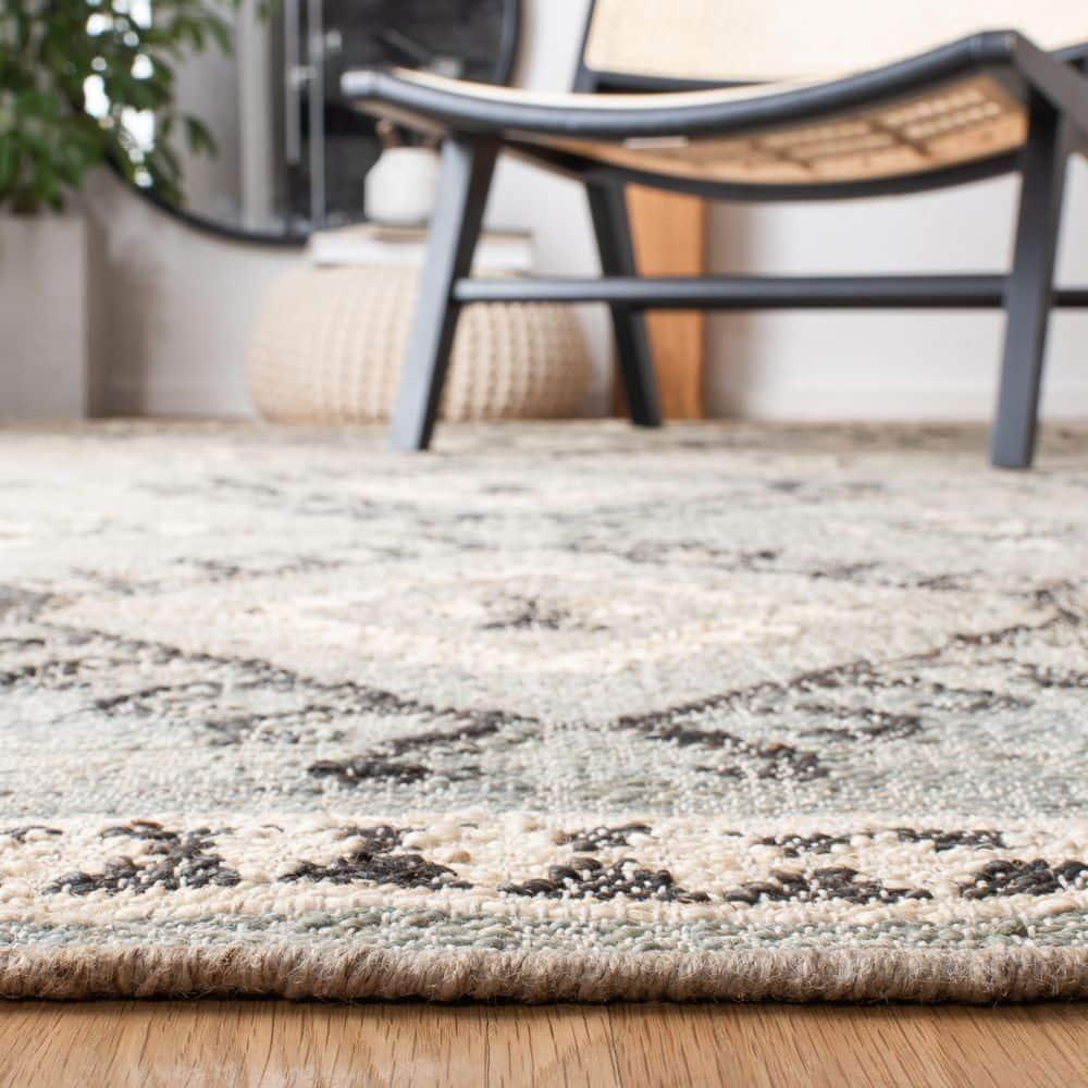 SAFAVIEH Kilim Lisette Tribal Area Rug, Blue/Black, 9' x 12'