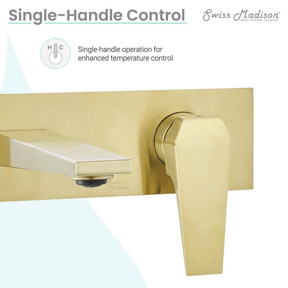 Voltaire Single-Handle, Wall-Mount, Bathroom Faucet