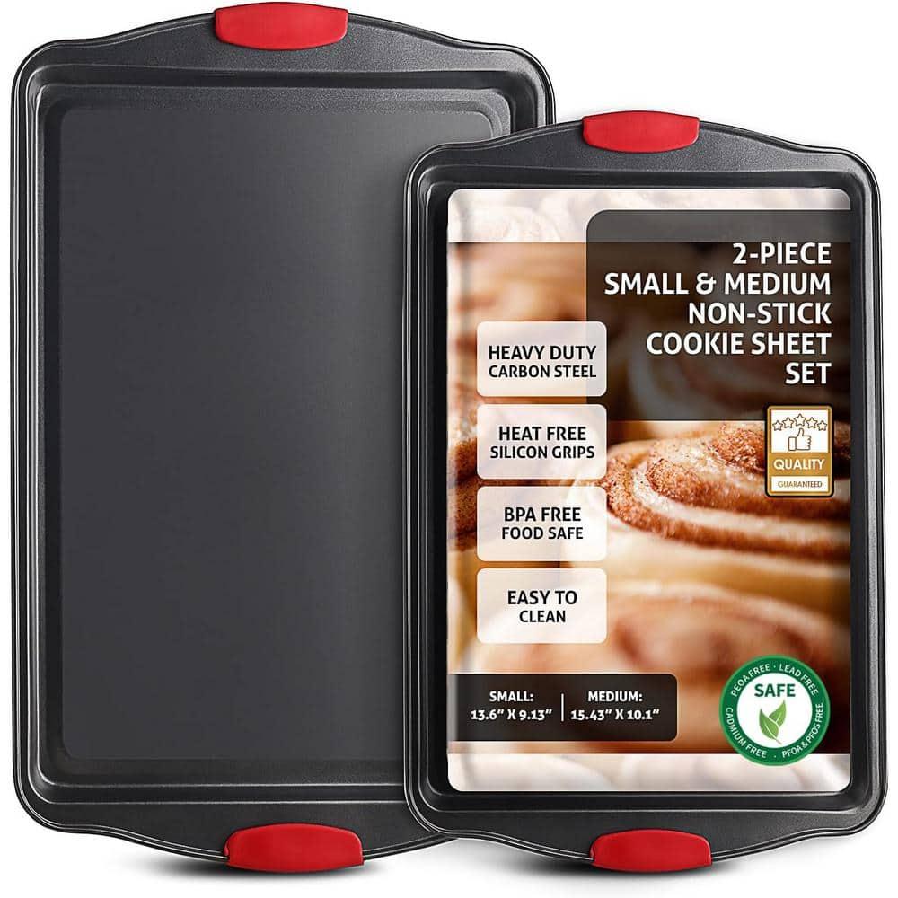 Joytable Non-Stick Carbon Steel 2 Piece Baking Sheet Set