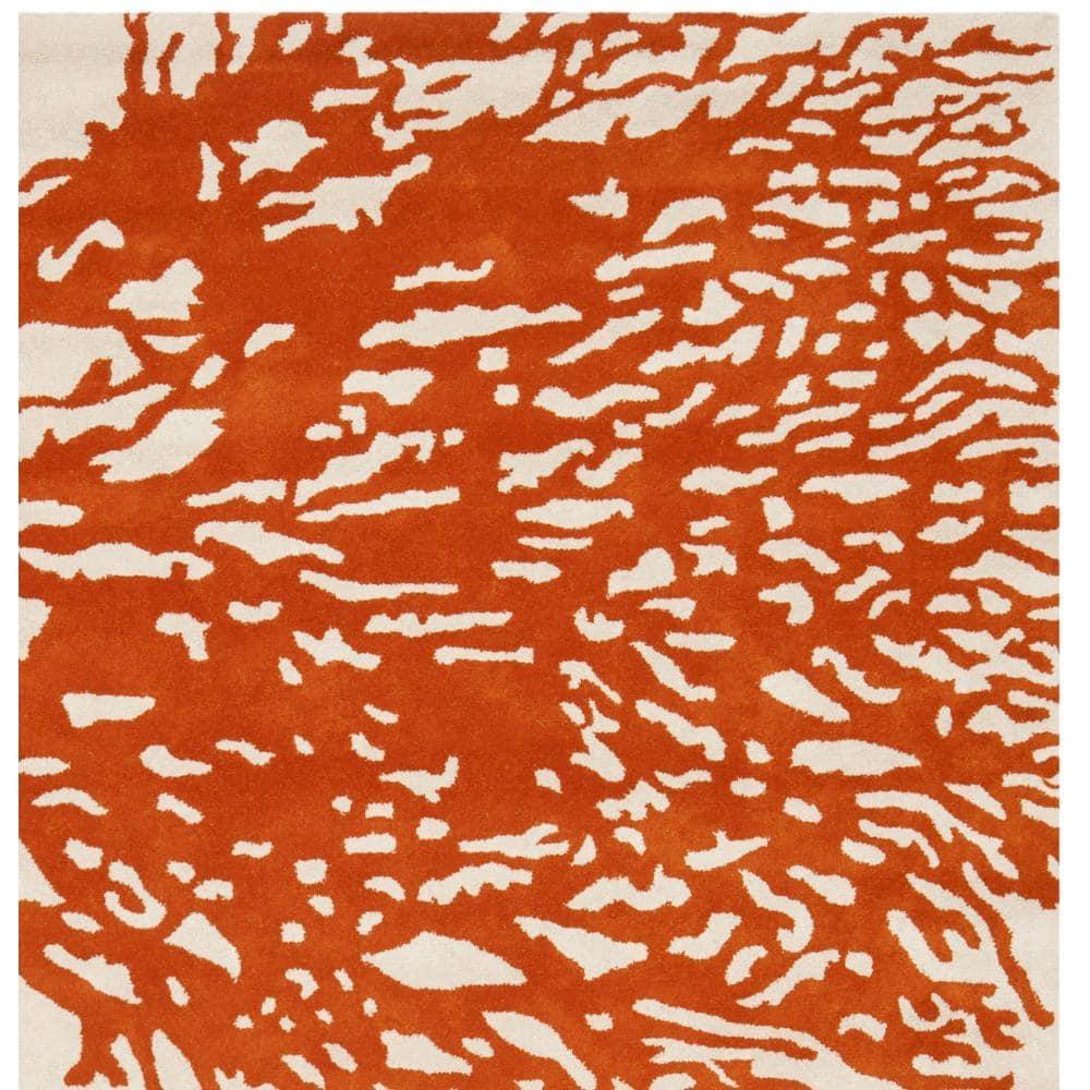 Bella BEL115 Hand Tufted Area Rug - Beige/Terracotta - 8'x10' - Safavieh.