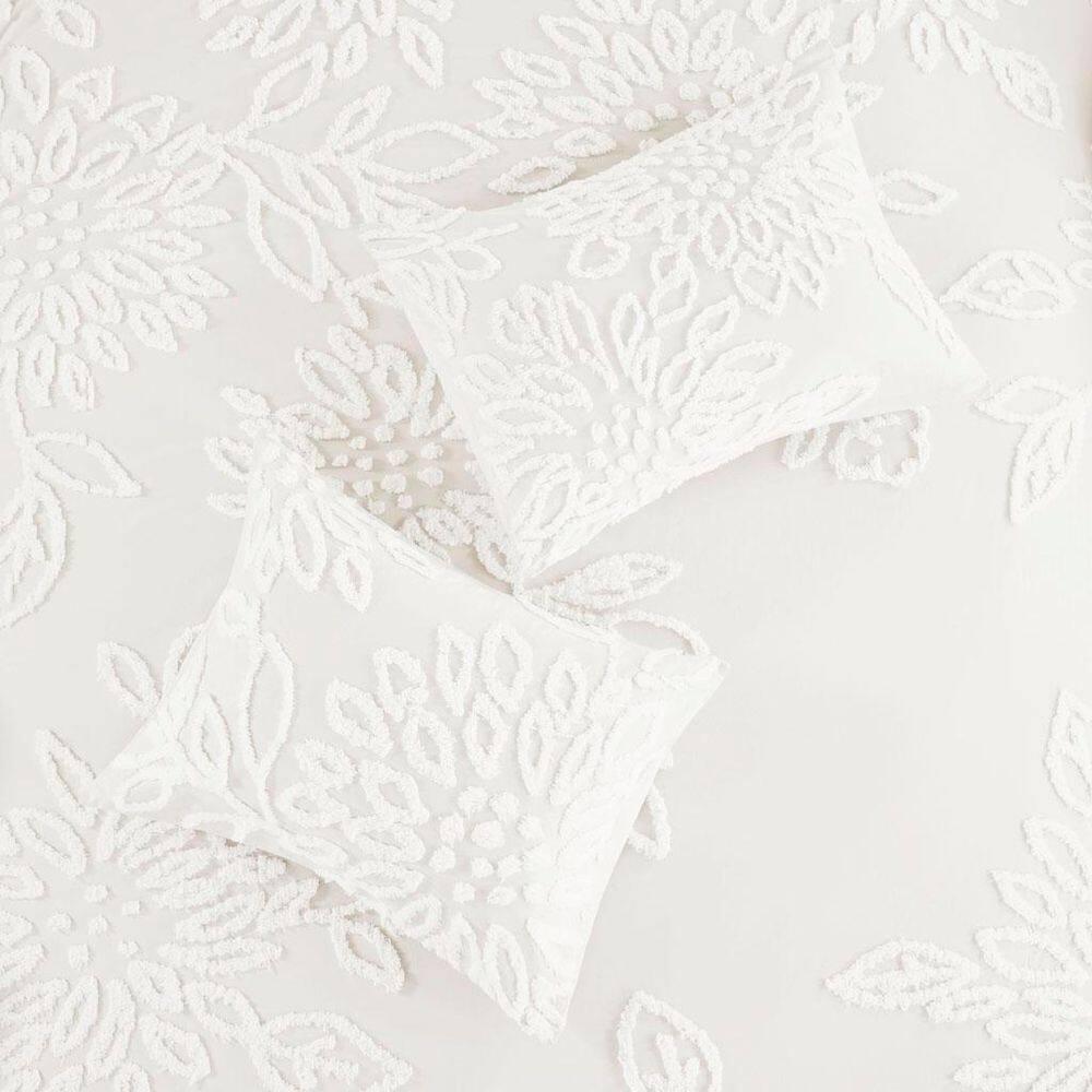 Kelly Clarkson Home Gwyneth 3 Piece Tufted Cotton Chenille Floral Duvet Cover Set
