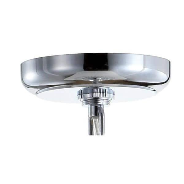 Juliette 12" Crystal/Metal LED Pendant Pendant, Chrome