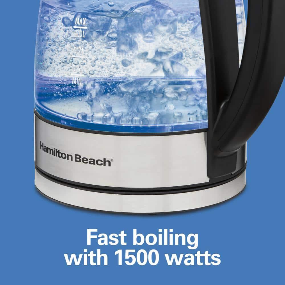 Hamilton Beach Hamilton Beach 1.7 qt. Glass Electric Tea Kettle