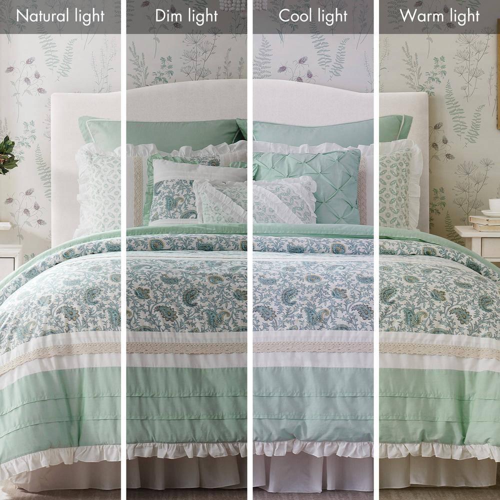 Dawn 9 Piece Cotton Percale Comforter Set