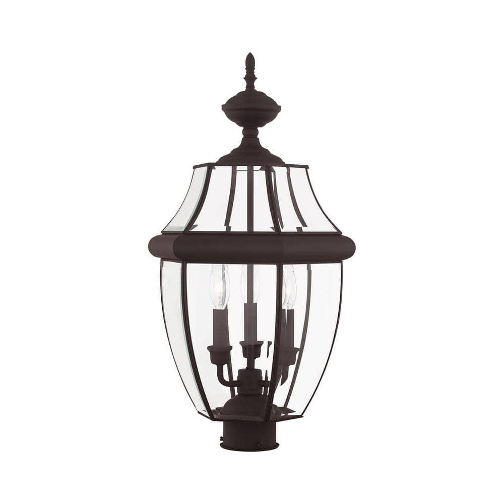Livex Lighting Monterey 3 - Light Lantern in  Bronze