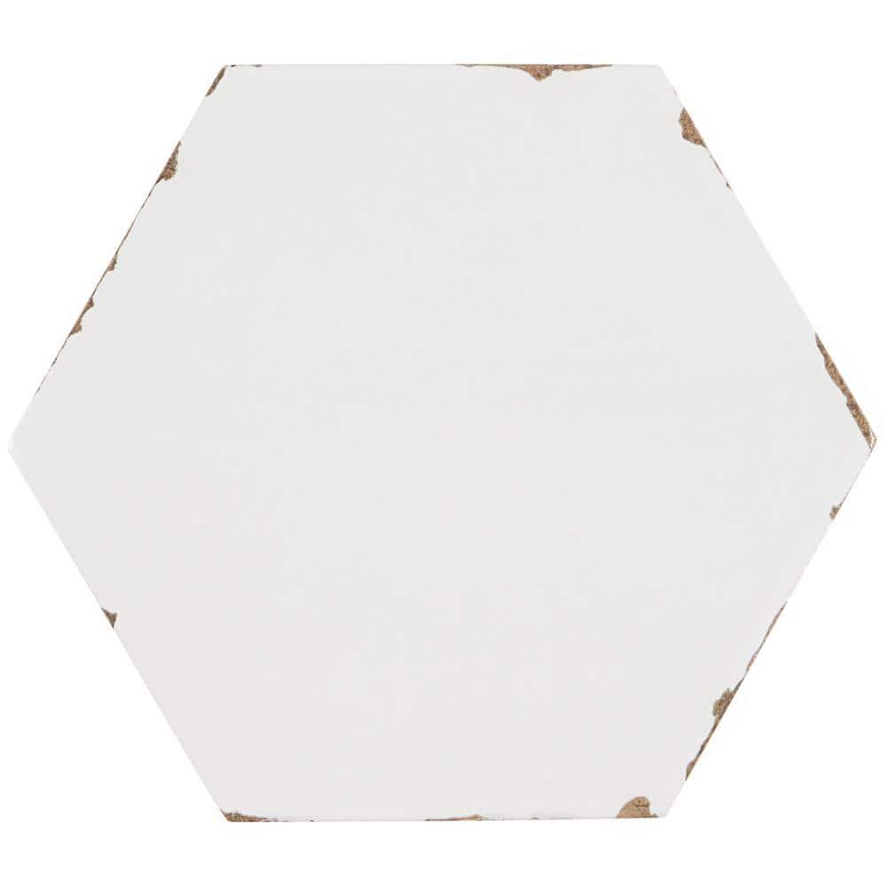 Bond Tile Palo Alto Hex 6" Hexagon Handmade Look Porcelain Floor and Wall Tile (5.38 Sq. Ft. / Case)