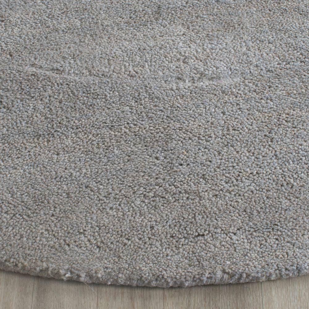 Himalaya HIM610 Handmade Area Rug - 8' Round - Grey - Safavieh