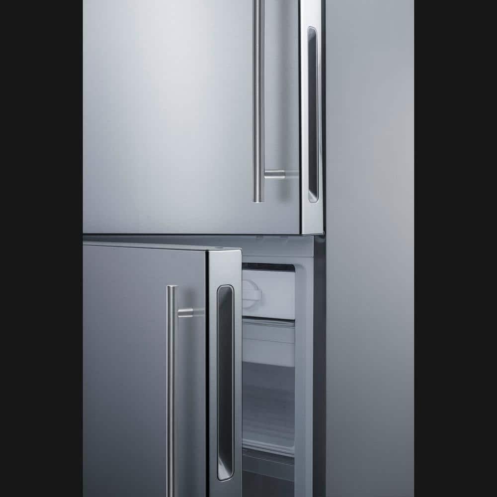 Summit Appliance FFBF279SSXH72LHD 28 in. Bottom Freezer Refrigerator - LHD