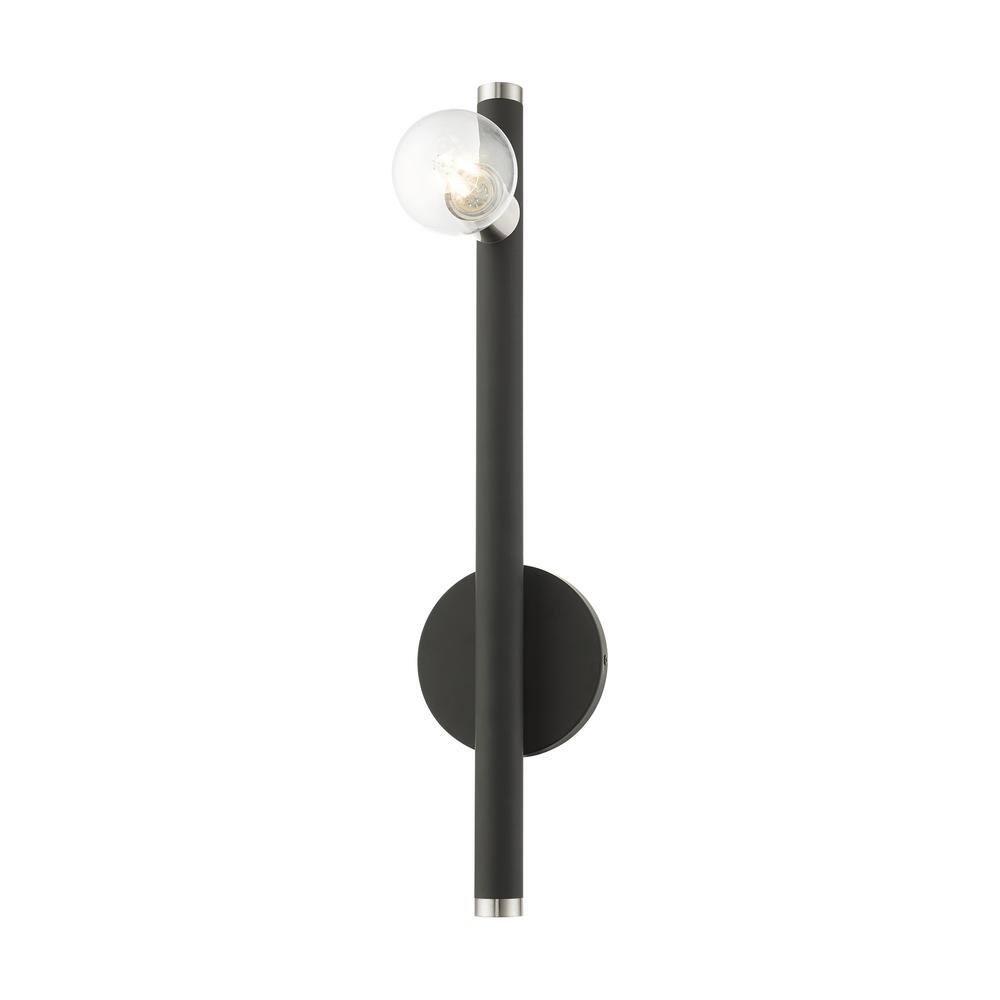 Livex Lighting Bannister 1 - Light Wall Light in  Black