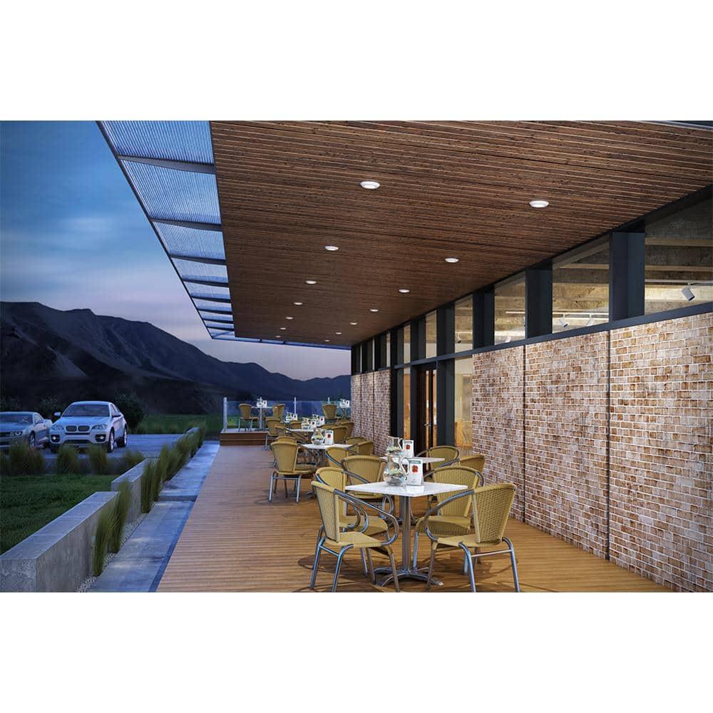 Halo Sld405827jb 1 Light 6" Wide Led Flush Mount Light - White