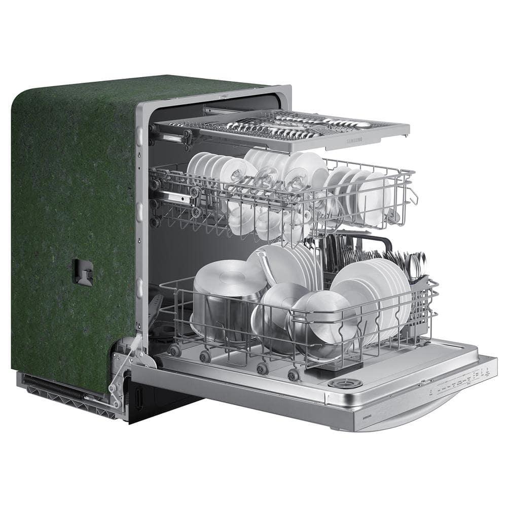 Samsung 24" 51 Decibel ENERGY STAR Certified Built-in Top Control Dishwasher with Adjustable Rack
