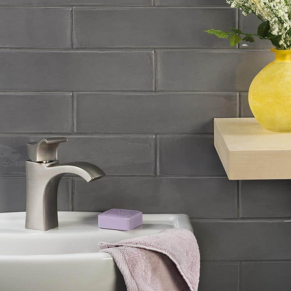 Midland 3'' W x 12'' L Polished Ceramic Subway Tile (5.38 sq. ft. / box)