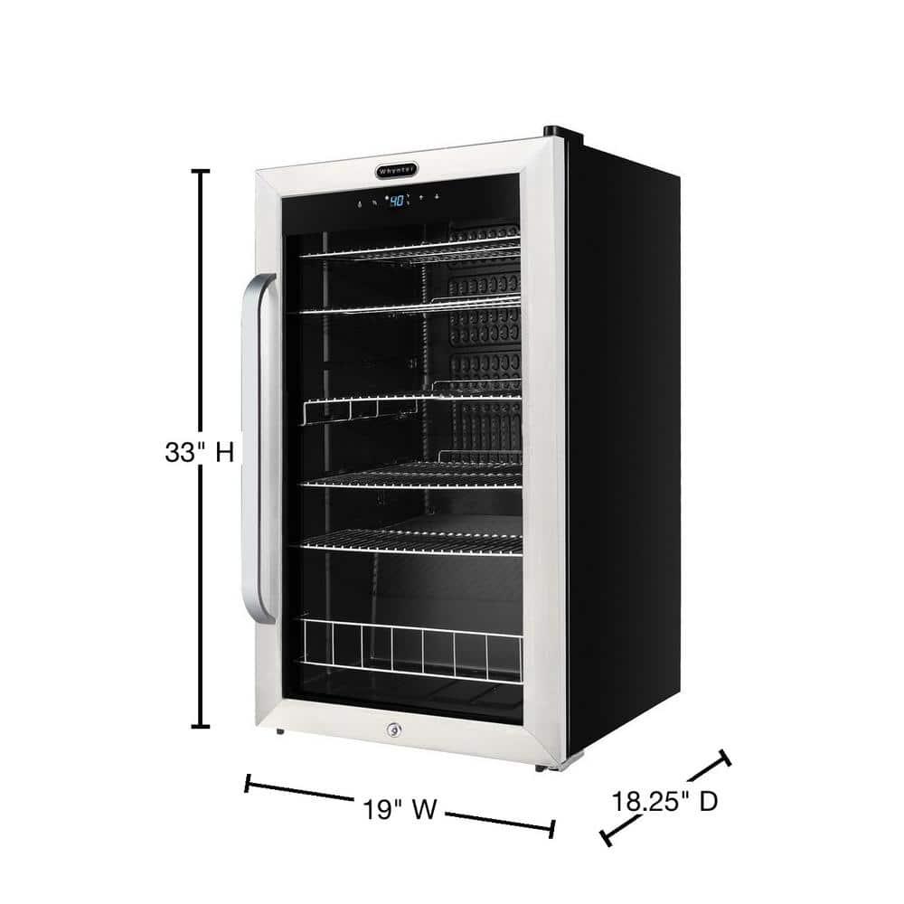 Whynter Whynter 136 Cans Freestanding Beverage Refrigerator with Digital Control