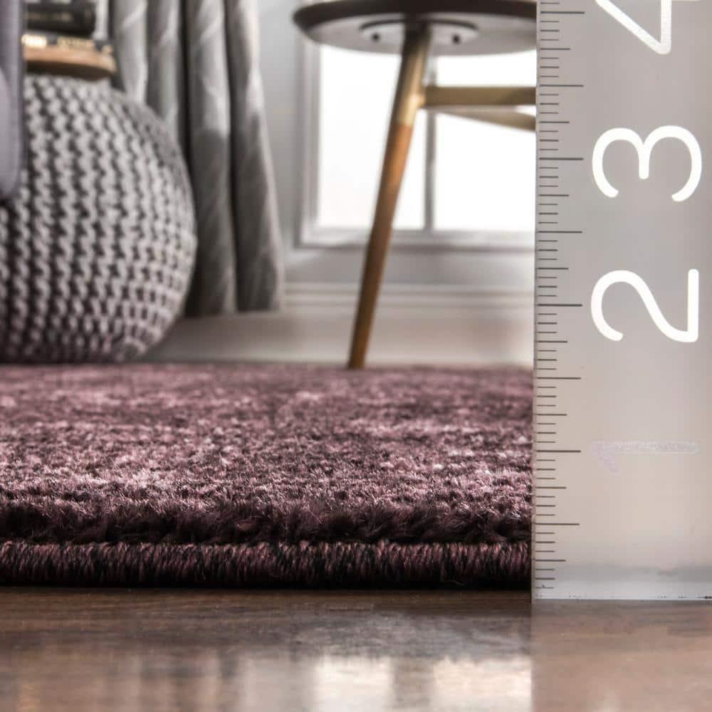 Nuloom Arlena Oriental/Persian 10x14 Indoor Area Rug for Living Room Bedroom Dining Room Kitchen, Burgundy/Pink