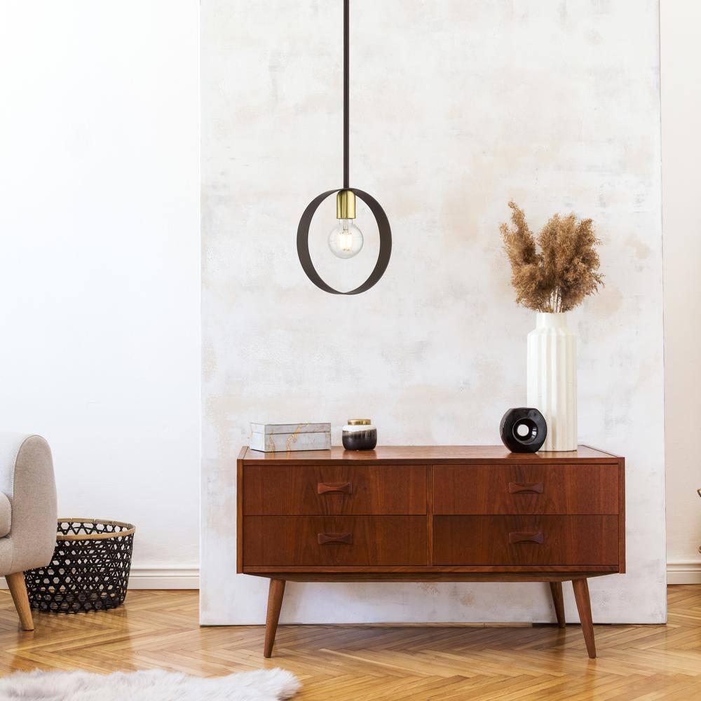 Livex Lighting Modesto 1 - Light Pendant in  Bronze