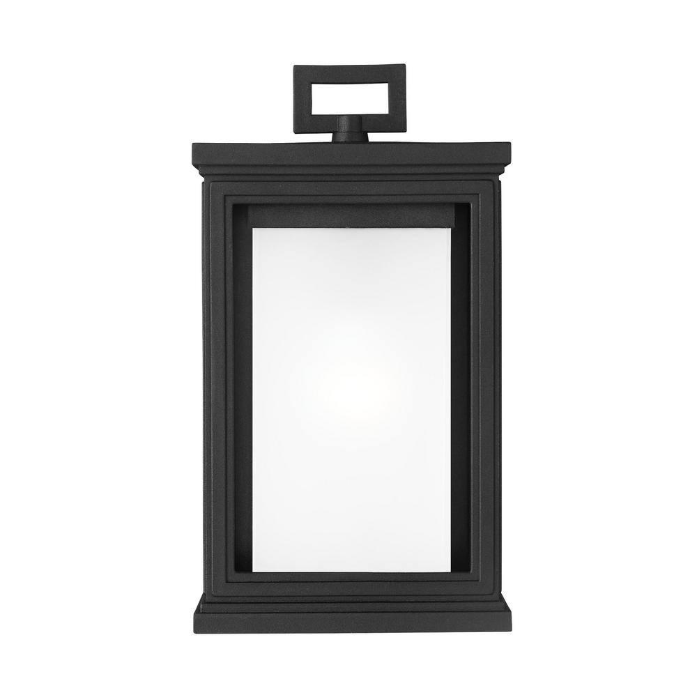 Generation Lighting Roscoe 11 1/2"H Black Outdoor Wall Light