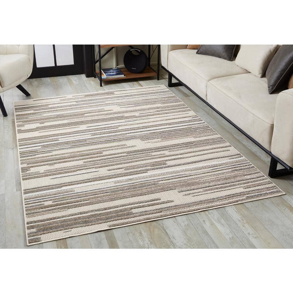 Kas Rugs Calla Abstract Striped Indoor / Outdoor Rug