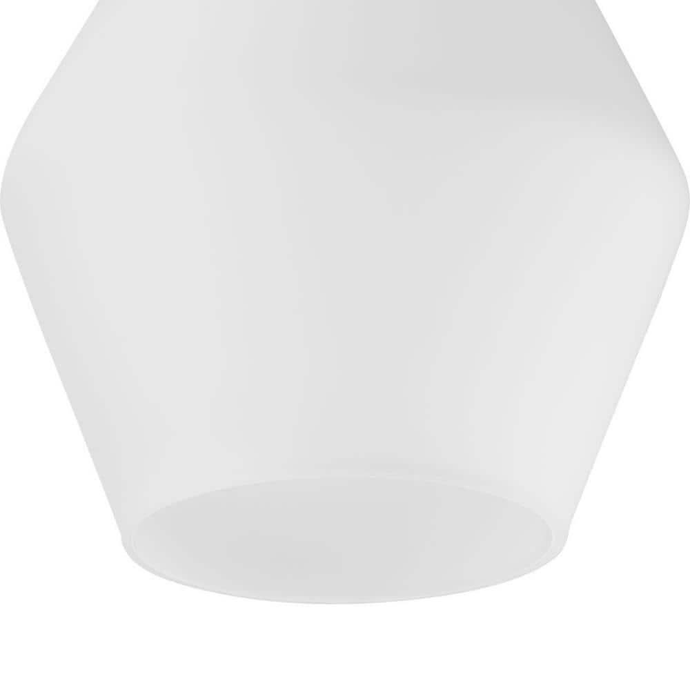 Progress Lighting Copeland 4-Light Brushed Nickel Vanity Light with Opal Glass Shades