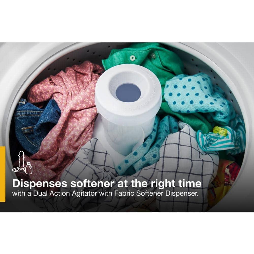 Whirlpool® WET4027HW -3.5 Cu. ft Electric Stacked Laundry Center 9 Wash cycles and Auto Dry™ - Depth: 28 3/8” - Height: 40 1/2” - Width: 29” - HE Soap Certified - Xpert System