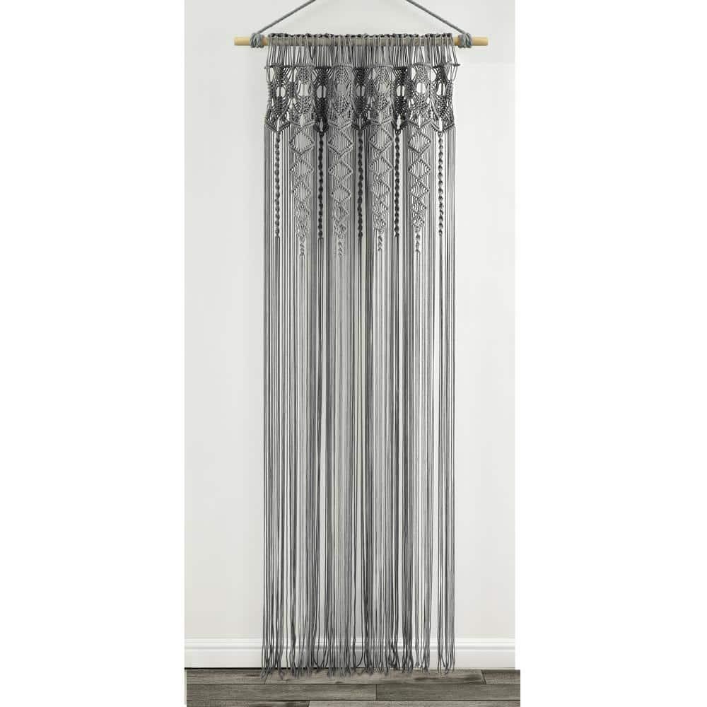 Reyna Cotton Semi Sheer Curtain Panel