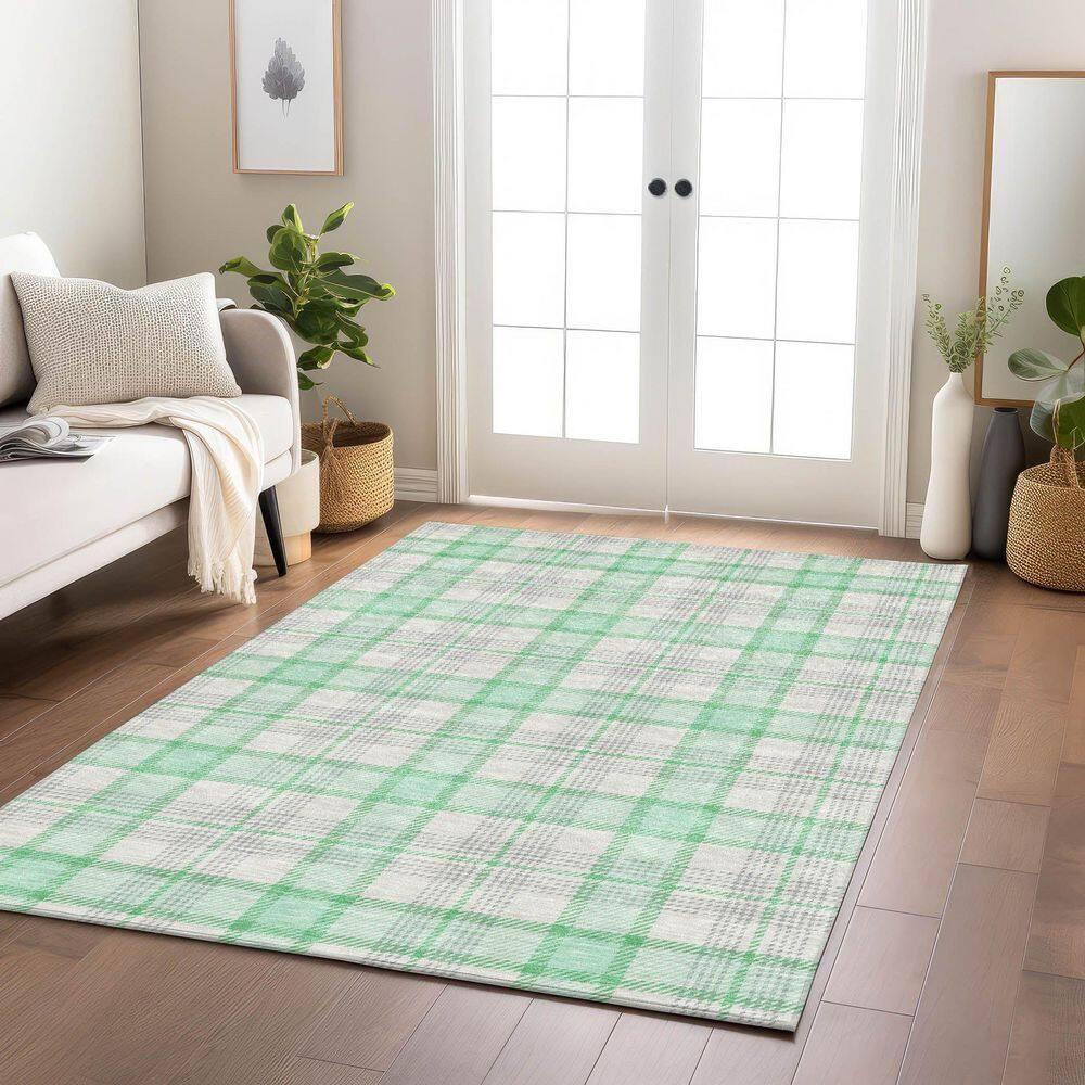 Addison Rugs Chantille ACN1052 Blue 8' x 10' Indoor Outdoor Area Rug, Easy Clean, Machine Washable, Non Shedding, Bedroom, Entry, Living Room, Dining Room, Kitchen, Patio Rug