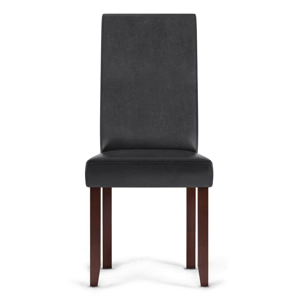 Simpli Home Acadian Solid Wood Dining Chair (Set of 2)