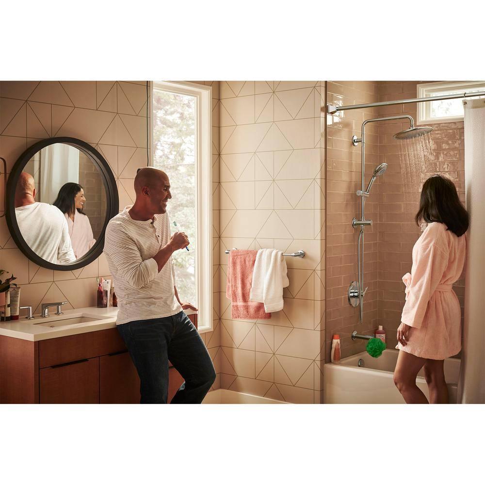 American Standard Exposed Yoke Wall-Mount Utility Faucet with Metal Lever Handles in Polished Chrome