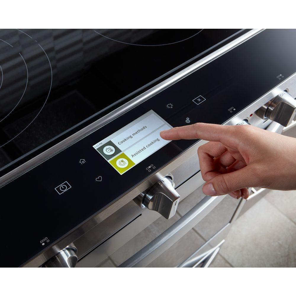 WHIRLPOOL WEE750H0HV slide in electric range