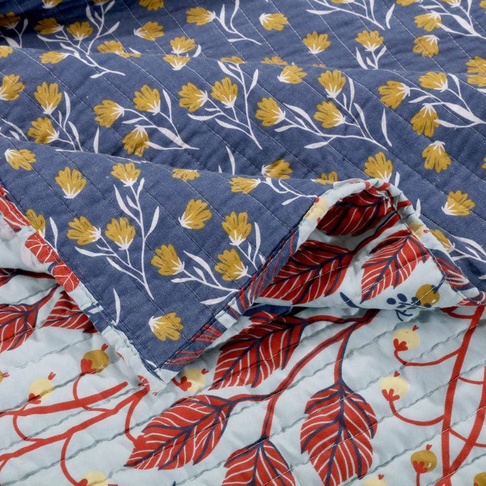 Barefoot Bungalow Koepp Perry Modern Bontanical Reversible Quilt Set