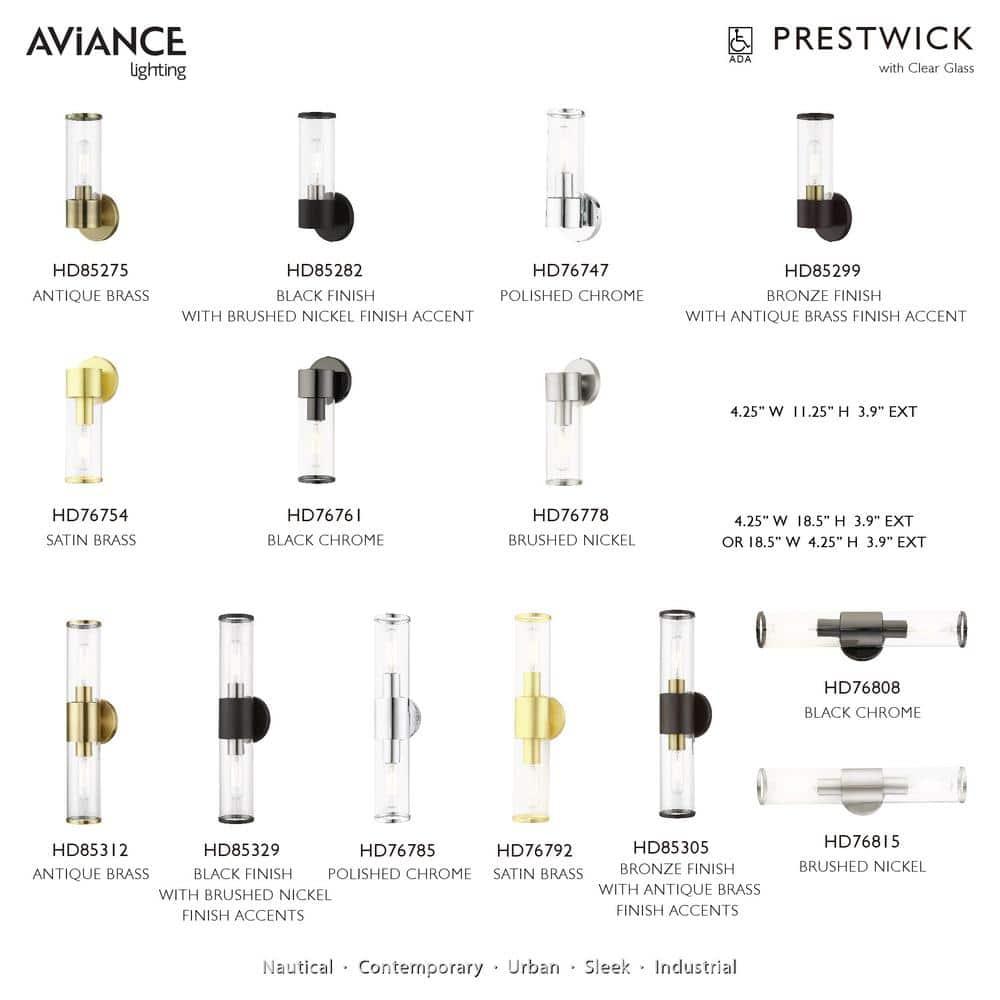 Livex Lighting Banca 1 - Light Sconce in  Polished Chrome