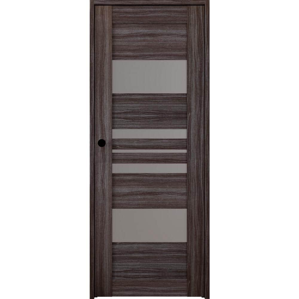 Belldinni Romi DIY-friendly Solid Manufactured Wood and Glass Prefinished Standard Single Prehung Door