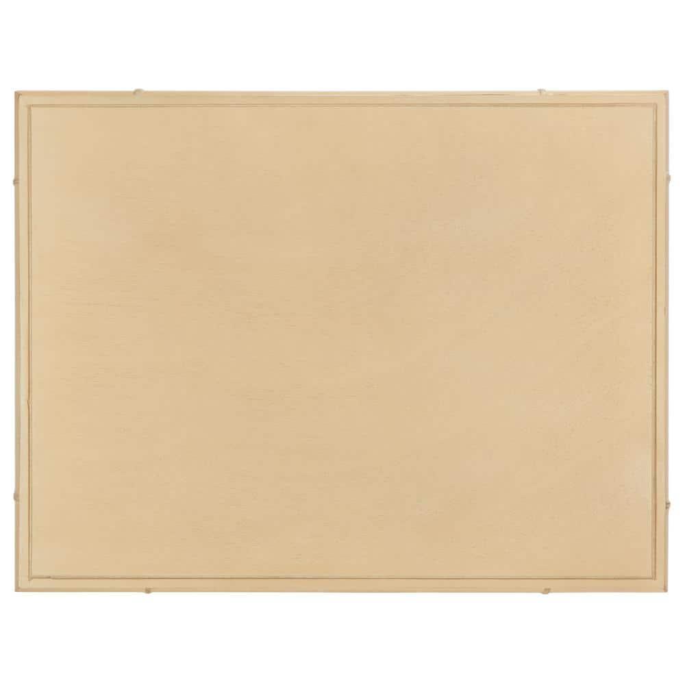 Ahab 2 Drawer 1 Shelf Accent Table - ACC6606A - Light Blonde/Gold - Safavieh