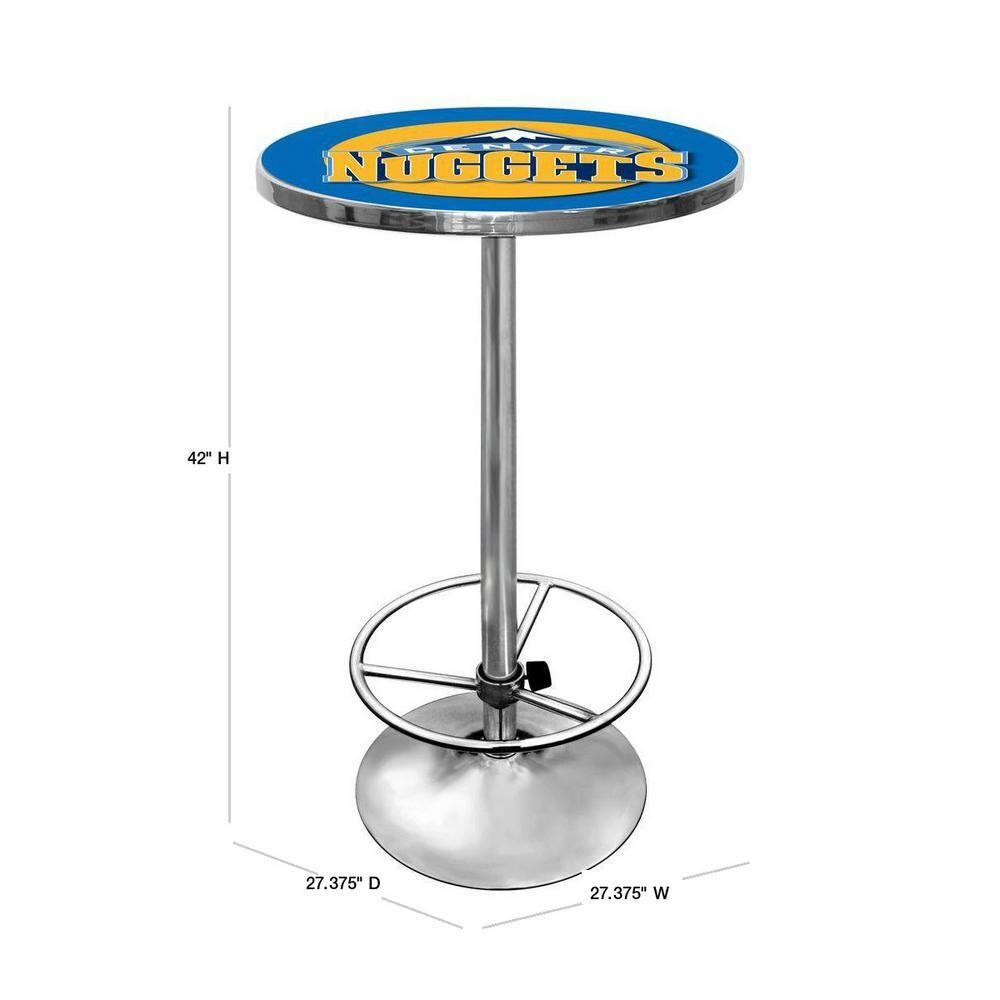Trademark Global Round Metal Base Dining Table