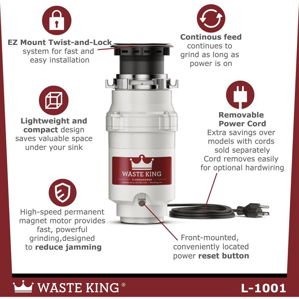 Waste King HP Continuous Garbage Disposal