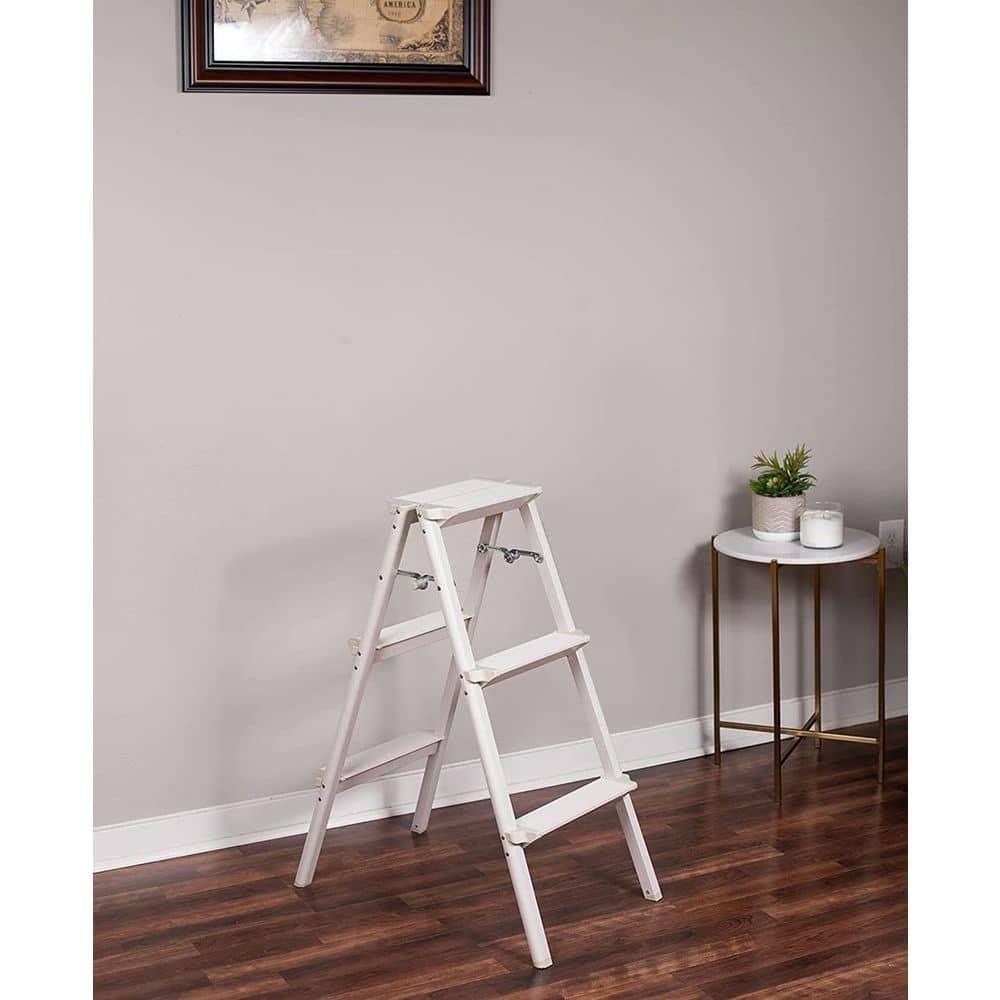 BirdRock Home 3 - Step Steel Lightweight Folding Step Ladder