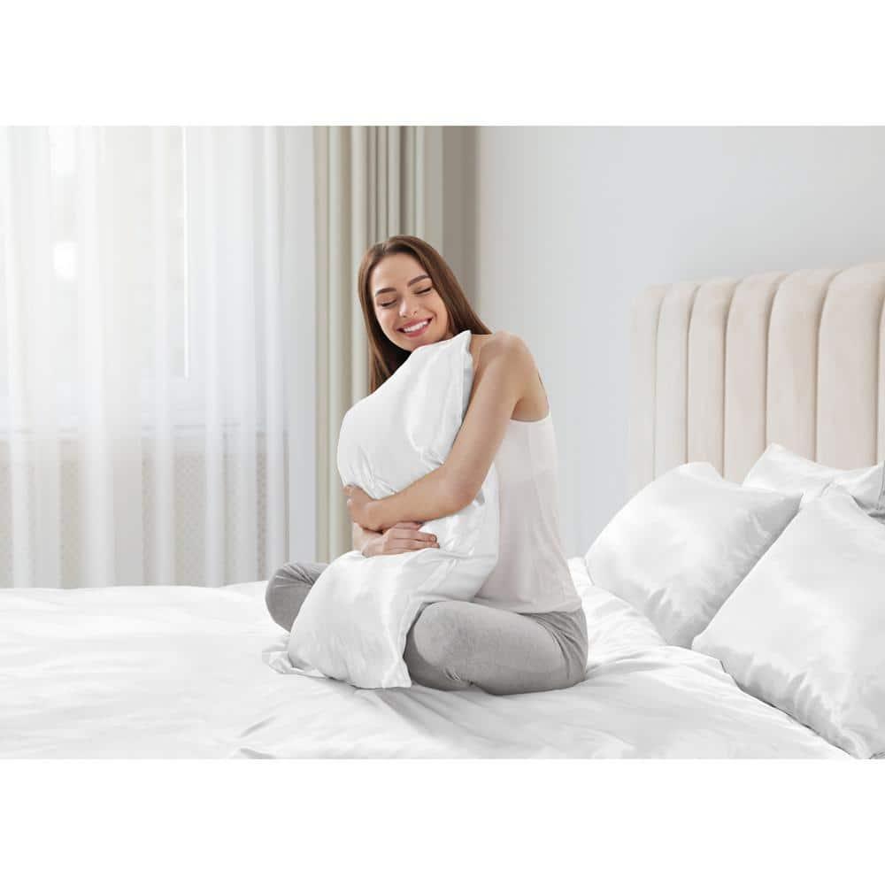 Madison Park Essentials Satin Luxury 2PC Pillowcases (Set of 2)