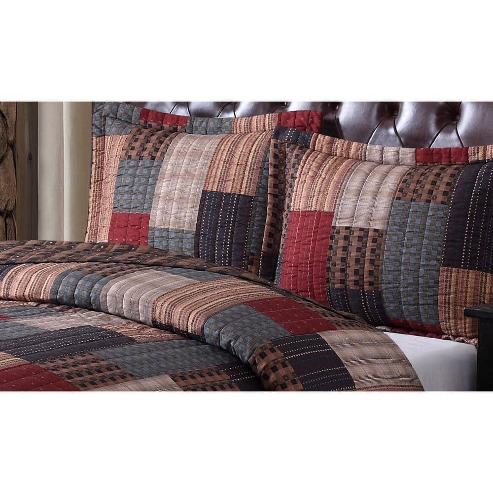 Remington Gunnison Rotary Modern & Contemporary Plaid Quilt Set