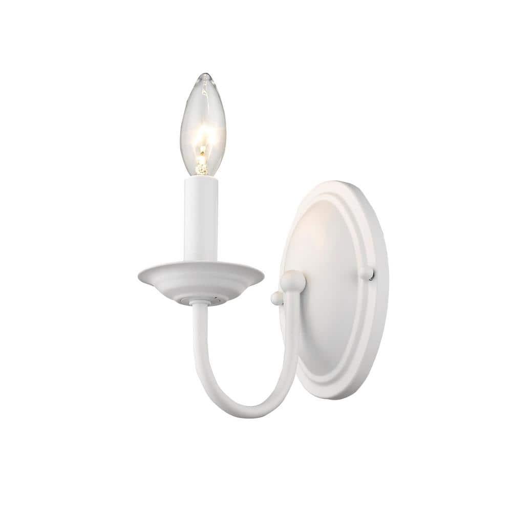Livex Lighting Home Basics 1 - Light Wall Light in  White