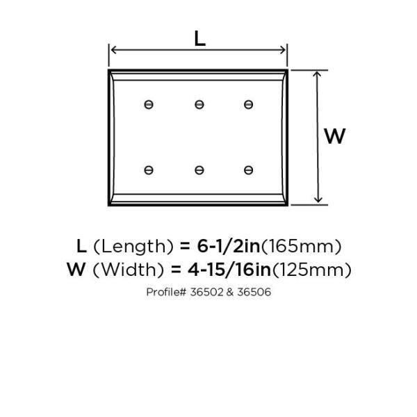 Candler 3-Gang Toggle Light Switch Wall Plate