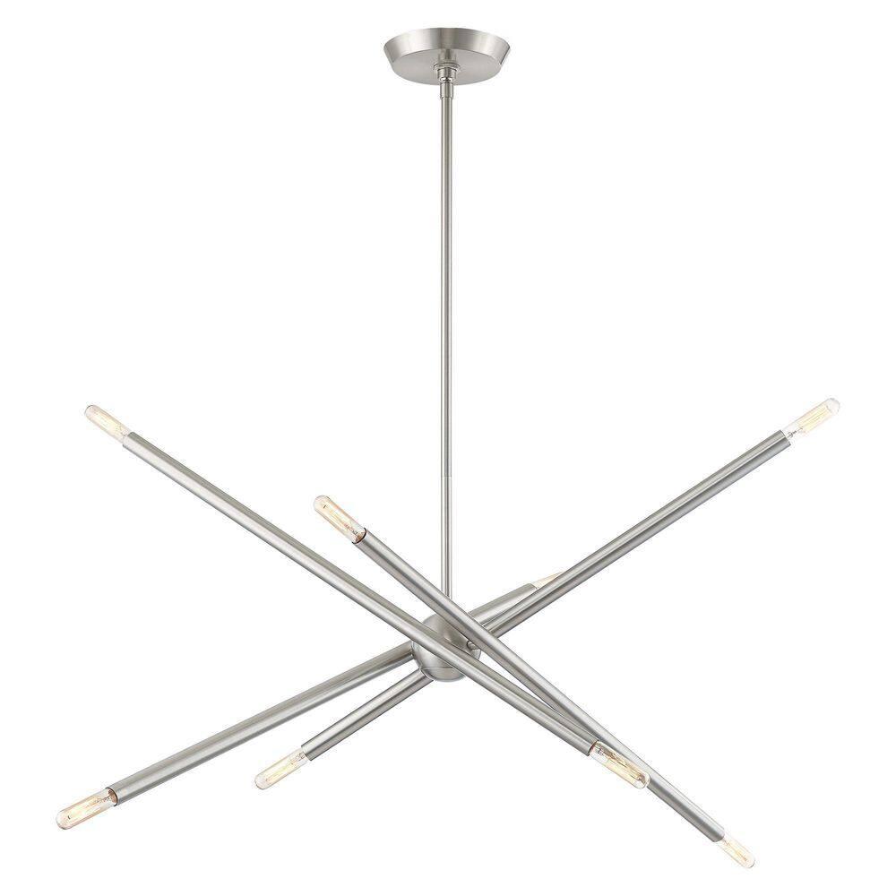 Livex Lighting Soho 8 - Light Chandelier in  Brushed Nickel