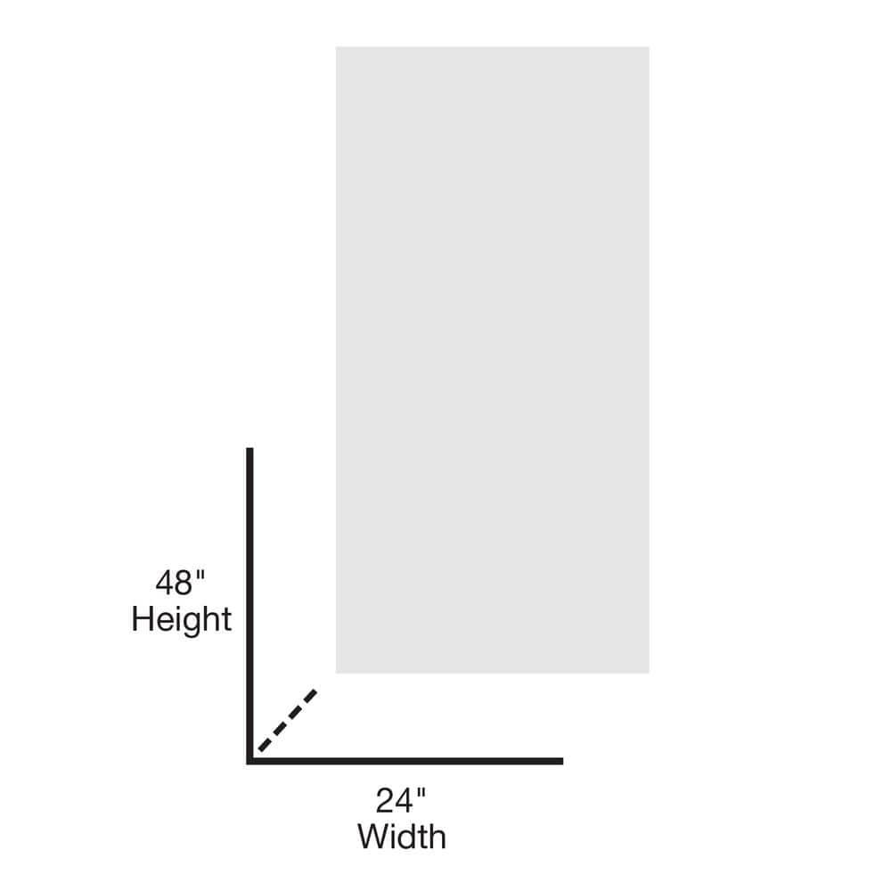 Armstrong 2x4 Plain White Acoustic Ceiling Tiles for Suspended Ceiling Grids,8-tiles per pack, White