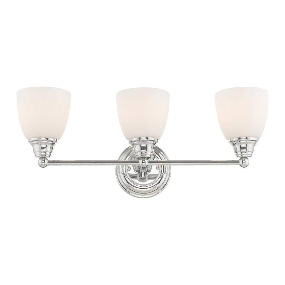 Livex Lighting Somerville 3 - Light Vanity in  Polished Chrome