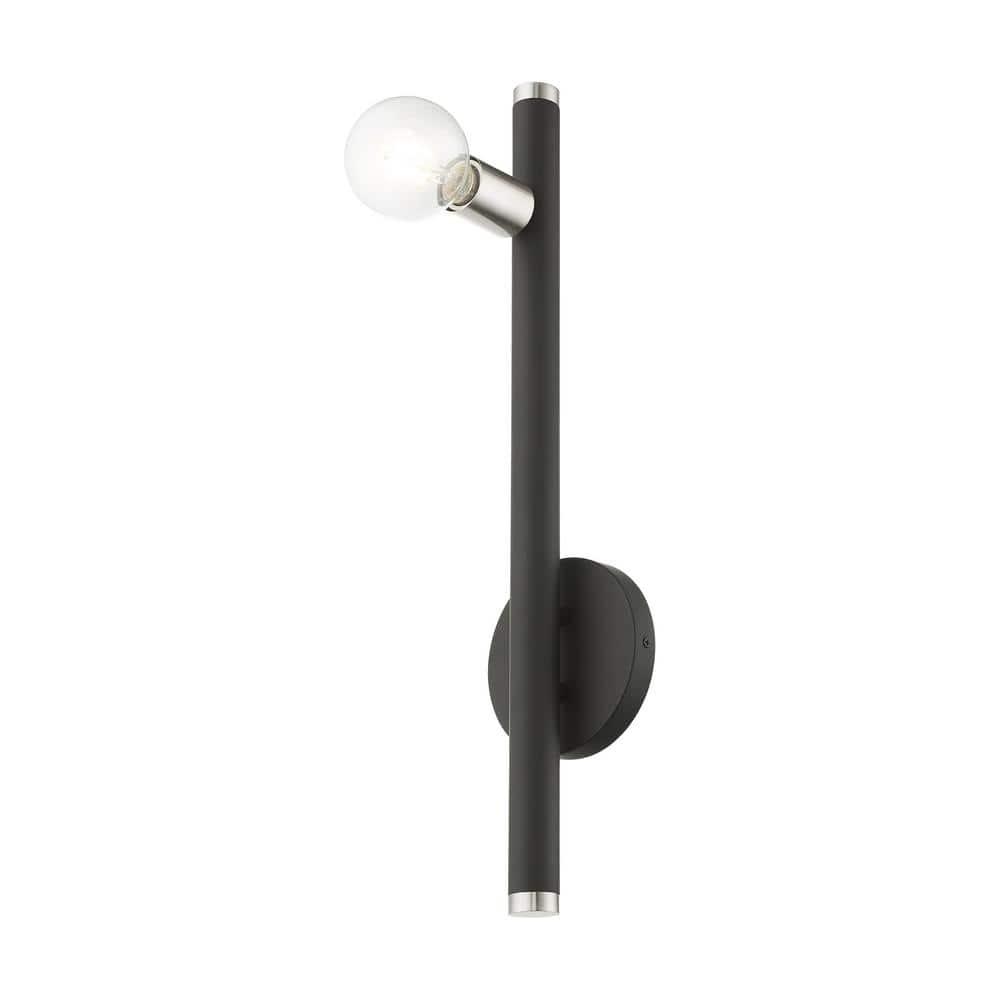 Livex Lighting Bannister 1 - Light Wall Light in  Black