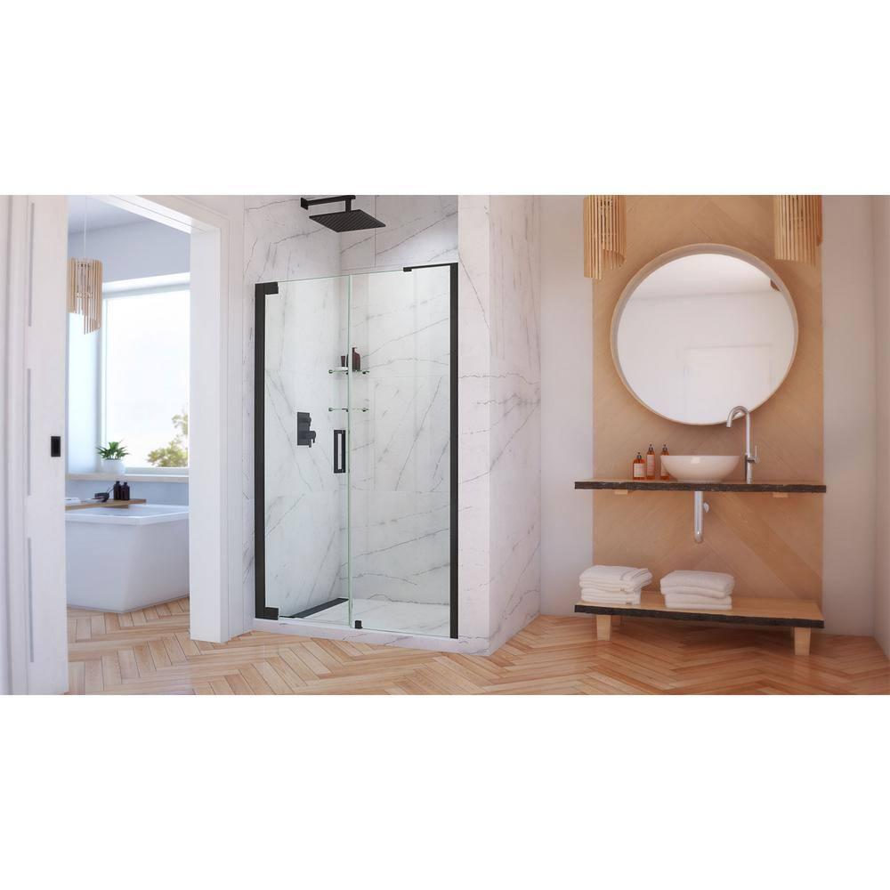 Elegance-LS 57.75" W x 72" H Pivot Frameless Shower Door with ClearMax™ Technology
