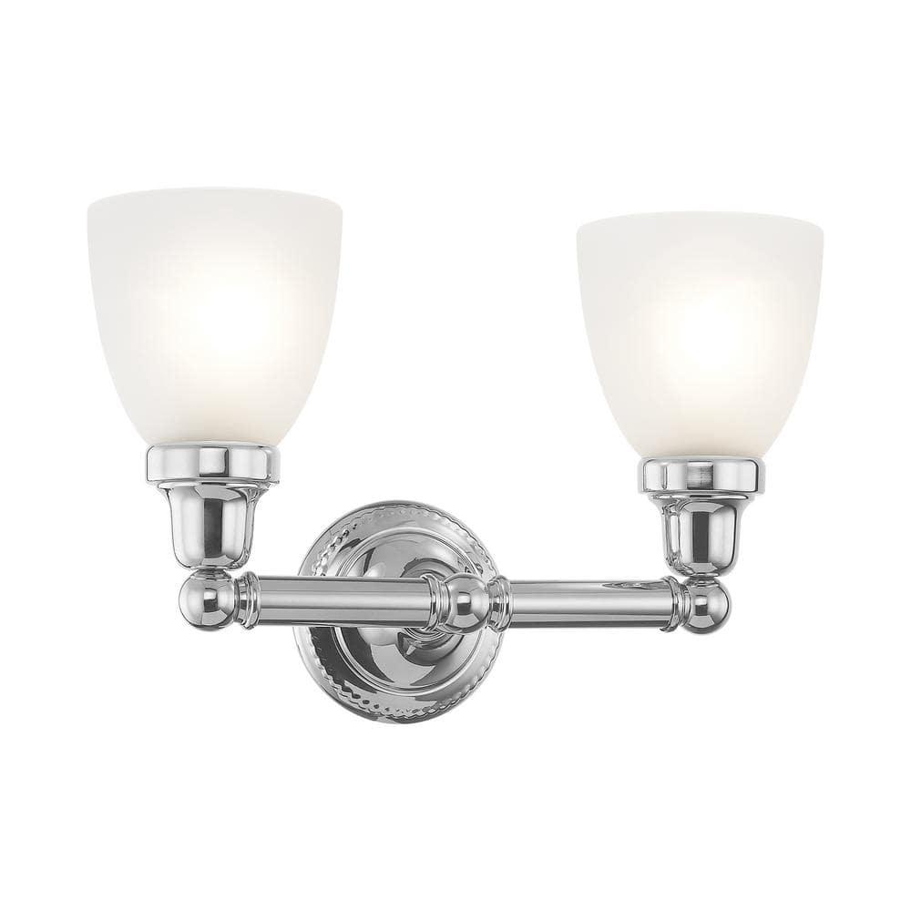 Livex Lighting Classic 2 - Light Vanity in  Polished Chrome